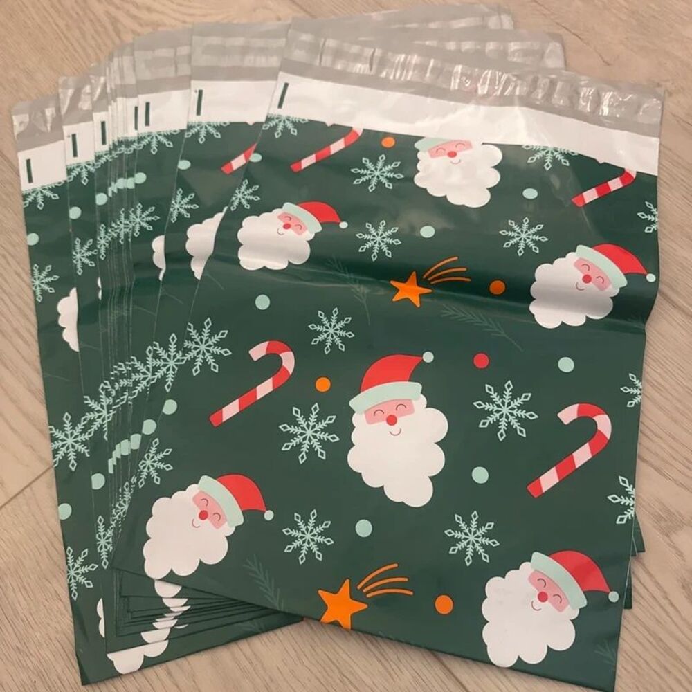 13 Christmas Polymailers - 10x 13